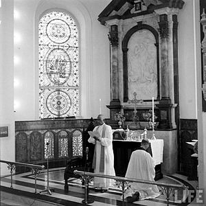 Bishop C.K. Jacob presiding the Church of South India Inaugural Service